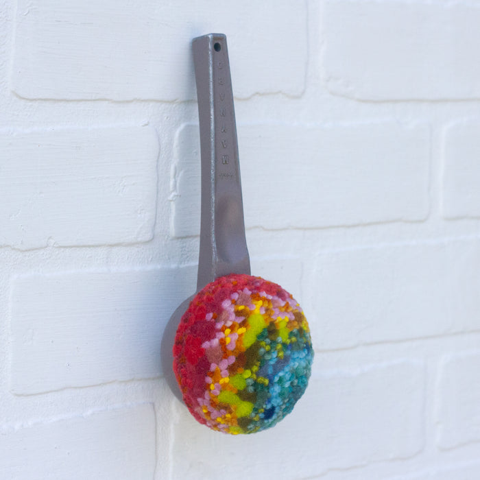 Oversized Ice Cream Scoop Puff | Tropical Rainbow