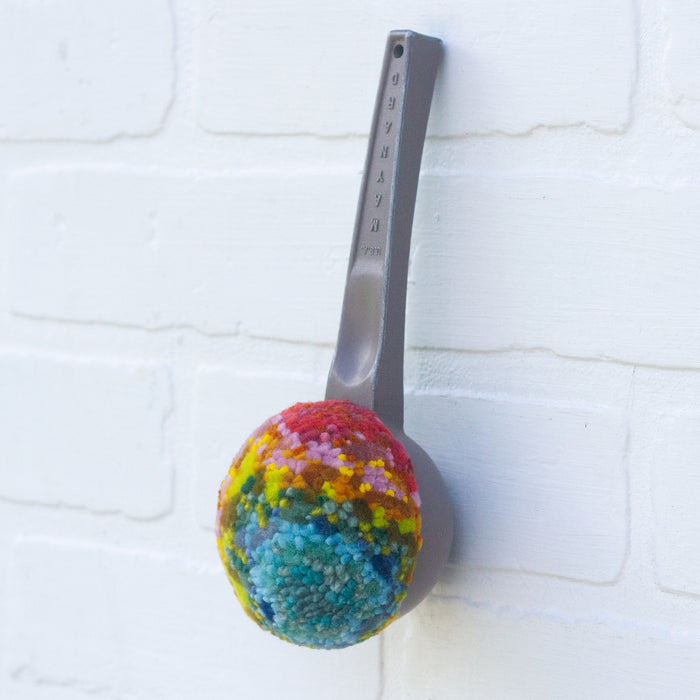 Oversized Ice Cream Scoop Puff | Tropical Rainbow