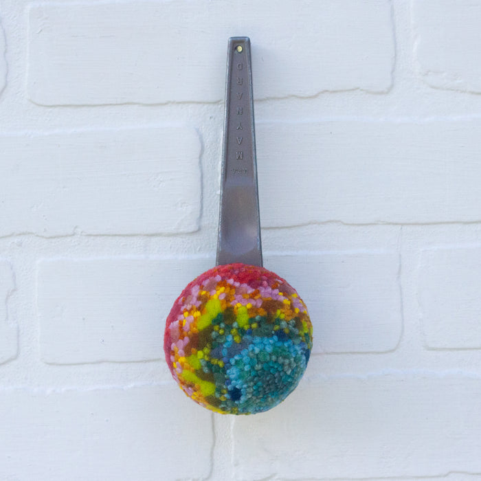 Oversized Ice Cream Scoop Puff | Tropical Rainbow