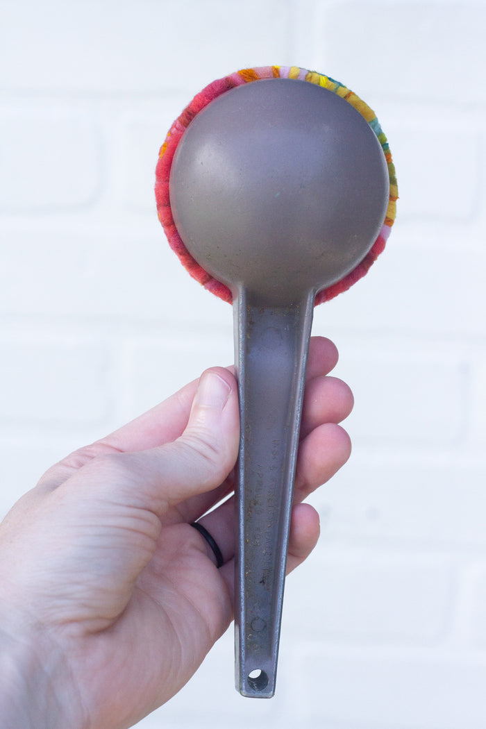 Oversized Ice Cream Scoop Puff | Tropical Rainbow