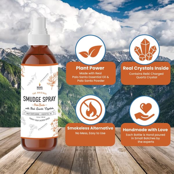 Palo Santo Smudge Spray 🧡 - Magical Tools