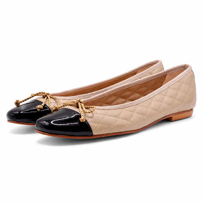 Passport Leather Sole Beige/Black