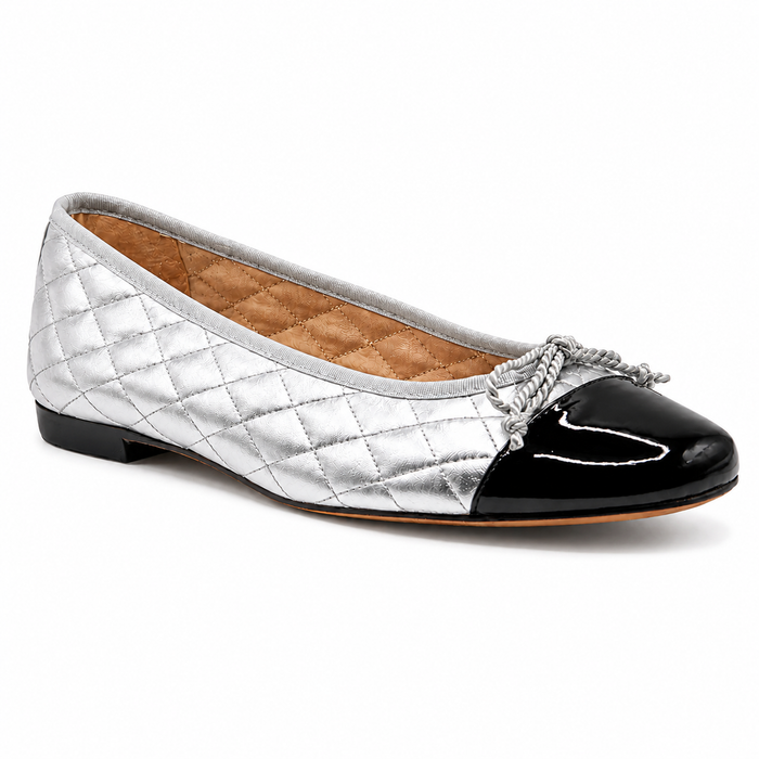 Passport Leather Sole Silver/Black