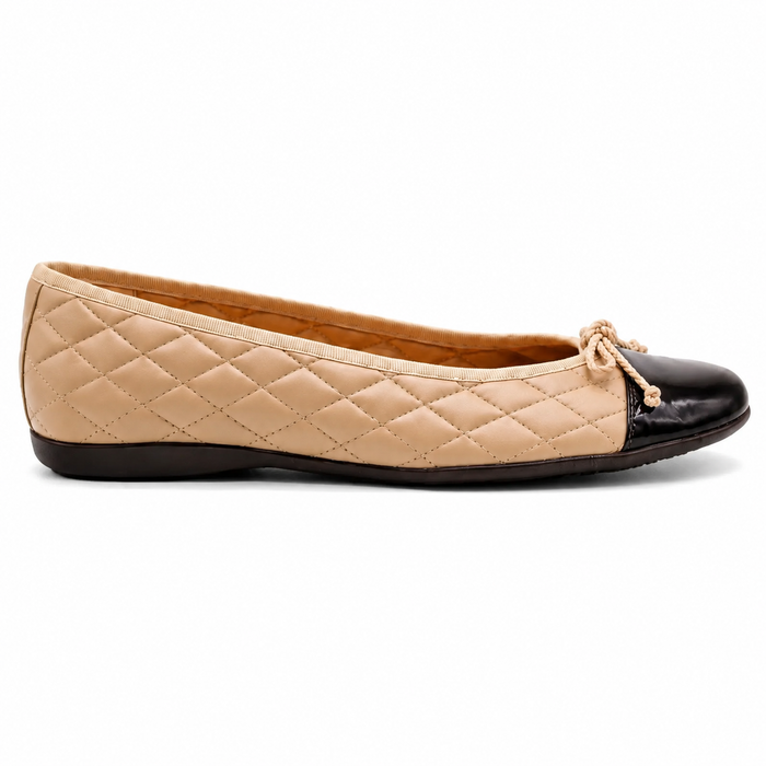 Passport Rubber Sole Beige/Black