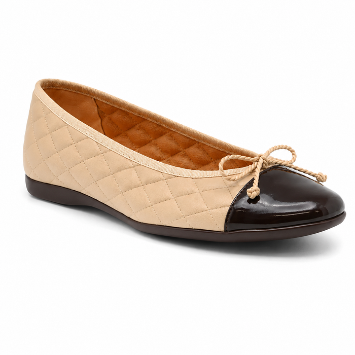Passport Rubber Sole Beige/Black