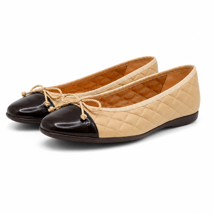 Passport Rubber Sole Beige/Black