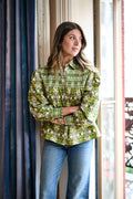 Penelope Smocked Blouse - Camo