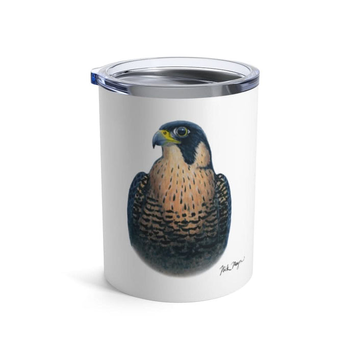 Peregrine Falcon, 10 oz Steel Tumbler Printify