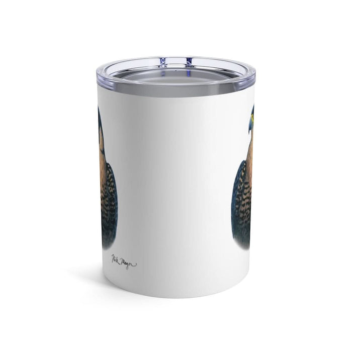 Peregrine Falcon, 10 oz Steel Tumbler Printify