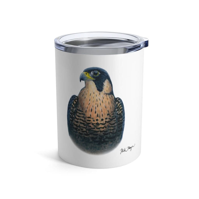 Peregrine Falcon, 10 oz Steel Tumbler Printify
