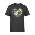 Apparel S / Black Personalized Shirt - Thin Gold Line Hurricane Heart - DSAPP