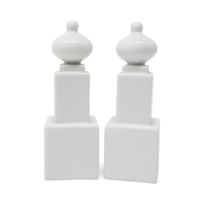 Porcelain Monumenti Salt & Pepper Shakers by Matteo Thun for Arzberg, 1987