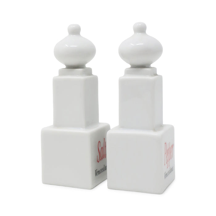 Porcelain Monumenti Salt & Pepper Shakers by Matteo Thun for Arzberg, 1987