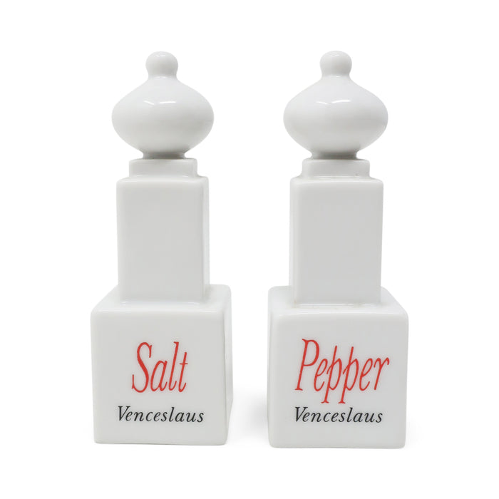 Porcelain Monumenti Salt & Pepper Shakers by Matteo Thun for Arzberg, 1987