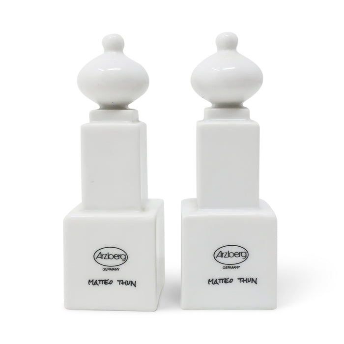 Porcelain Monumenti Salt & Pepper Shakers by Matteo Thun for Arzberg, 1987