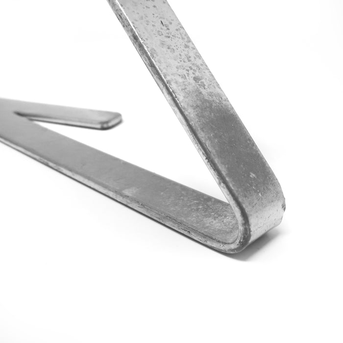 Postmodern Chrome Arrow Candleholder