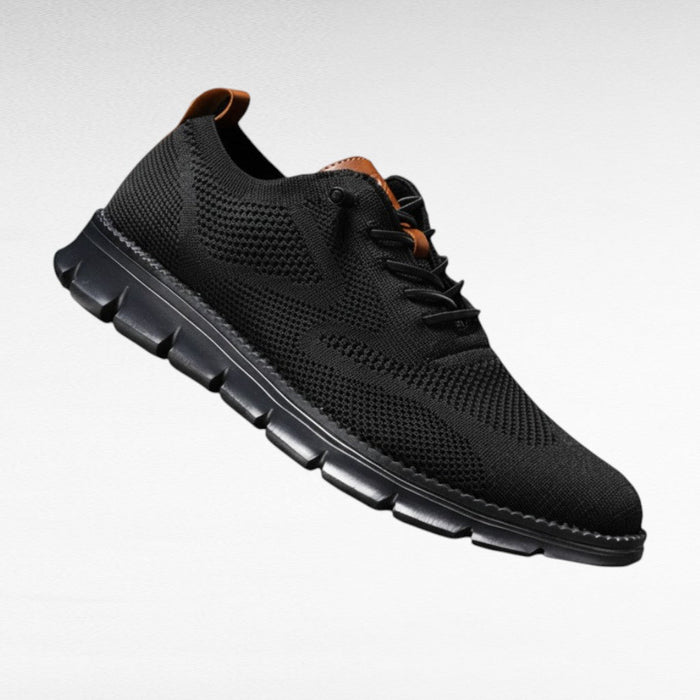 Reese | Men's Navy Mesh Knit Sneaker