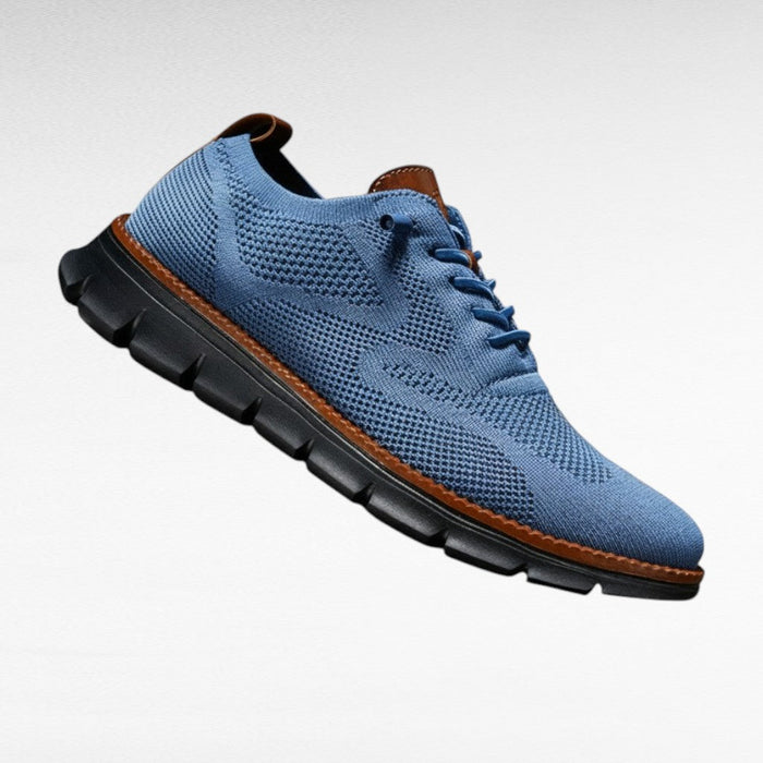 Reese | Men's Navy Mesh Knit Sneaker