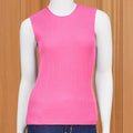 Renuar Soft Lightweight Rib-Knit Tank Sweater