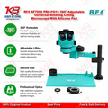 RF4 RF7050 PRO-FO19 360° Adjustable Universal Rotating Lifting Microscope With Silicone Pad