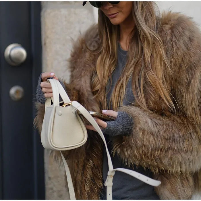 Sage | Women's Faux Fur Jacket
