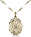 Saint Bernadette medal S0172, Gold Filled