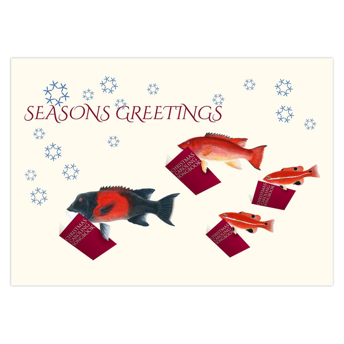 School of Carolers Holiday Cards Nick Mayer Art