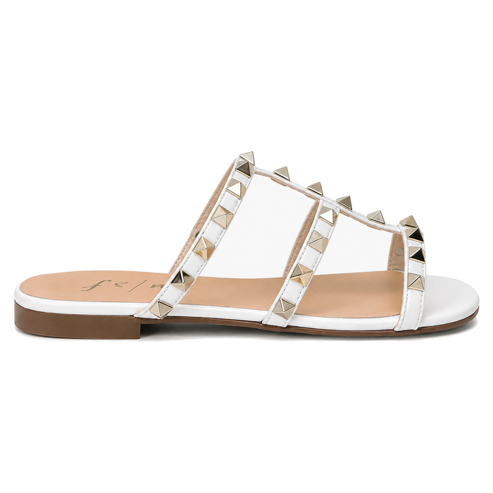 Siel White Leather