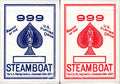 PlayingCardDecks.com-Steamboat Gilded 2 Deck Set USPCC