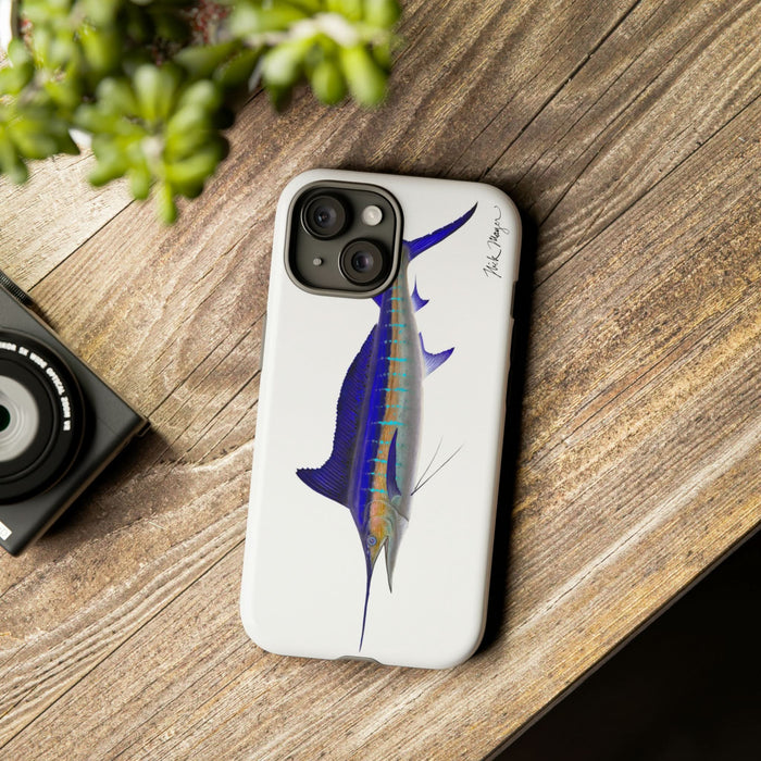 Striped Marlin iPhone 15 Case Printify
