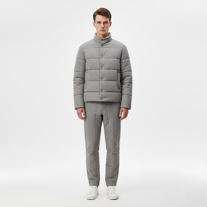 Stylish and comfortable men's jacket in gray