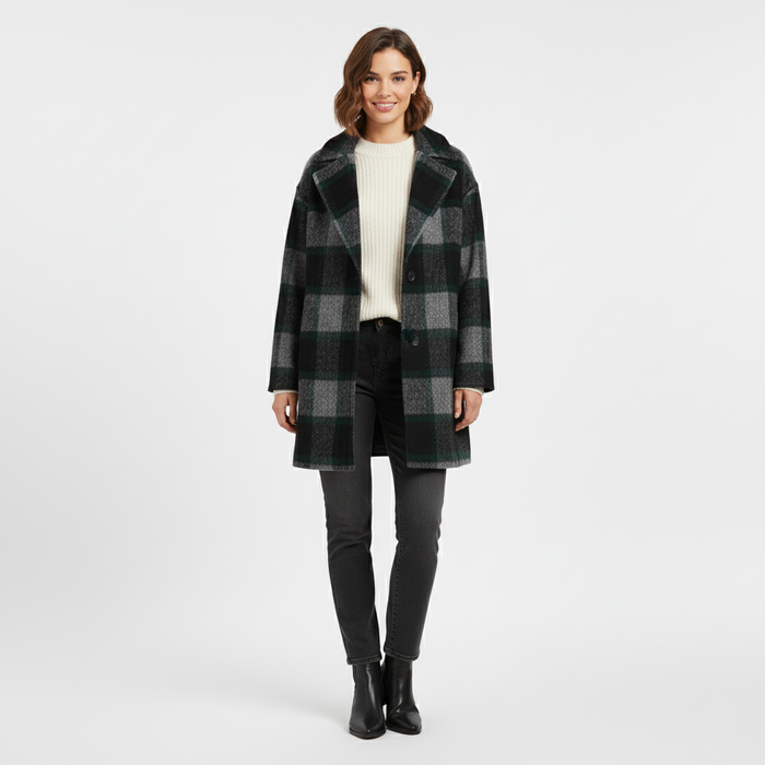Stylish and comfortable women's jacket, black
