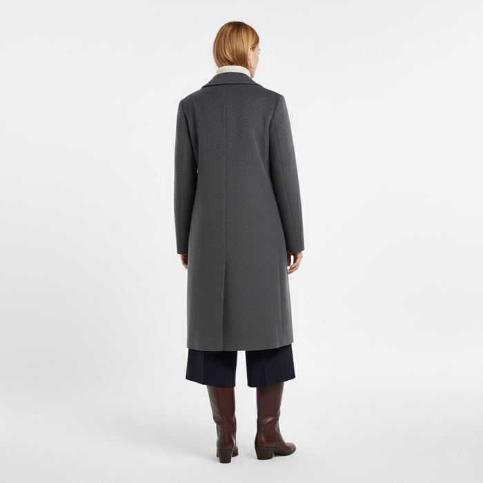 Stylish and warm women's jacket in gray