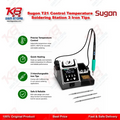 Sugon T21 Control Temperature Soldering Station 3 Iron Tips