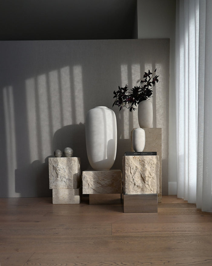 Sunao Vase Slim, Petit - Birch