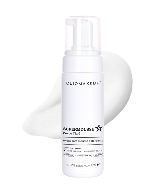 supermousse cocco tiarè mousse detergente viso