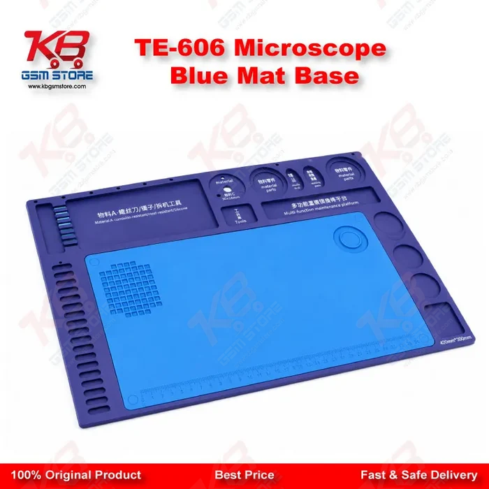 TE-606 Microscope Blue Mat Base