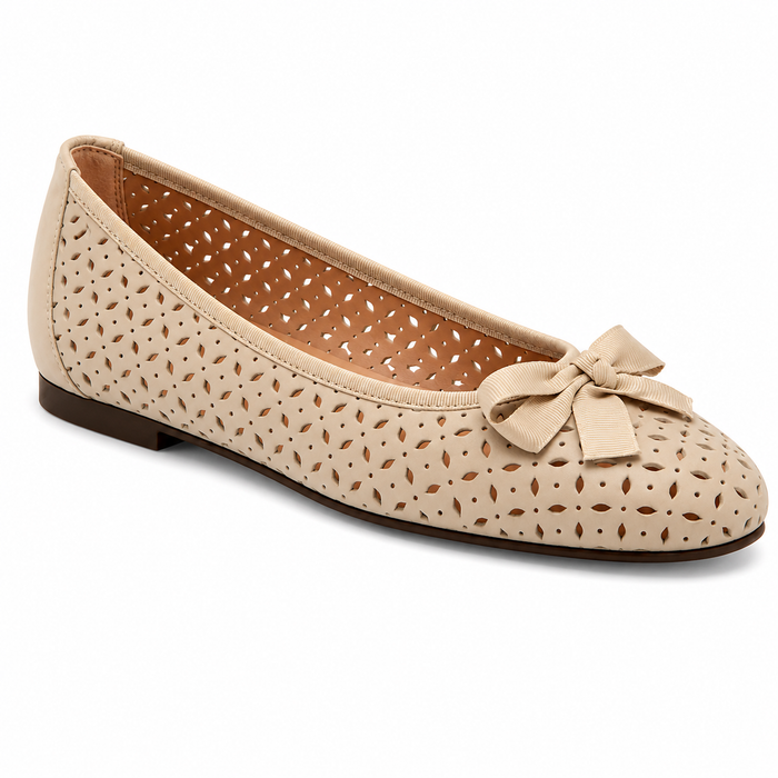 Tessa Beige Leather