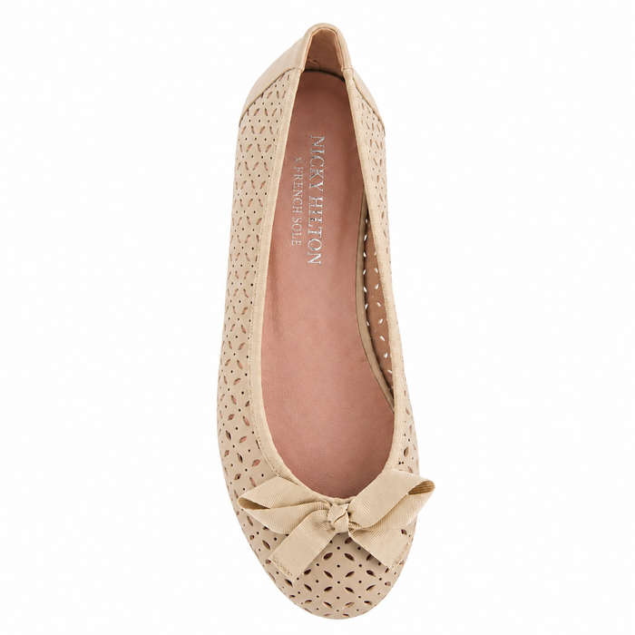 Tessa Beige Leather