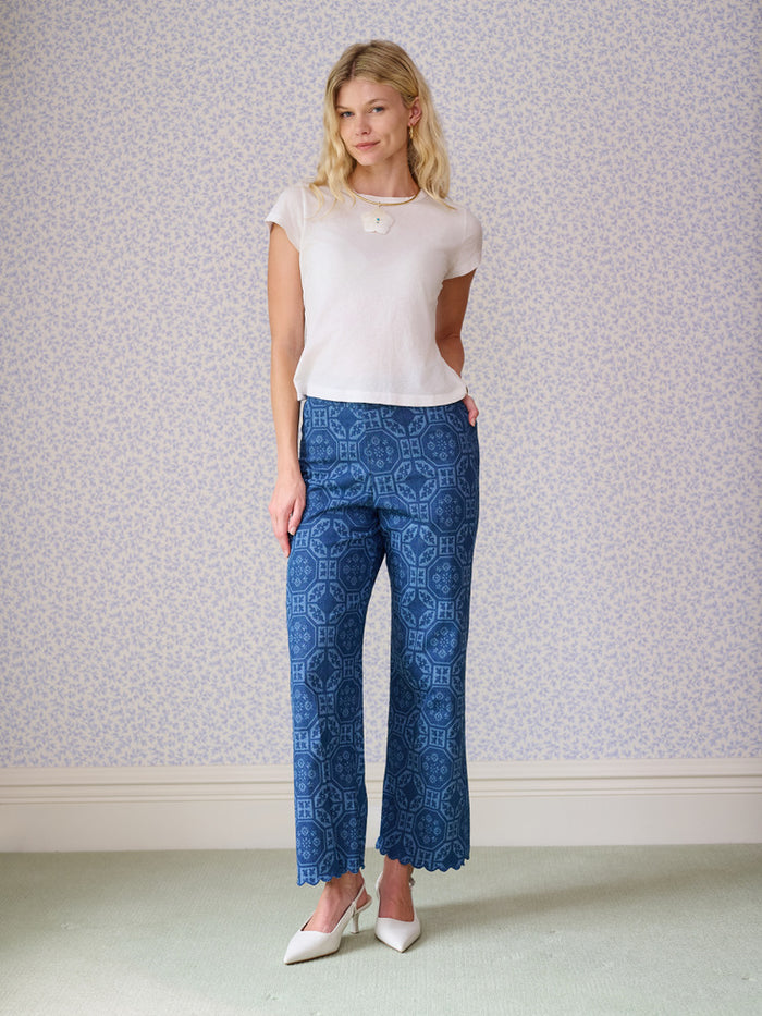 Tetlow Trouser - Laser Etched Denim