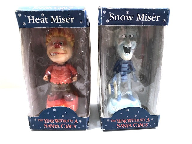The Year Without A Santa Claus Heat Miser and Snow Miser Bobble Heads (Set of 2)