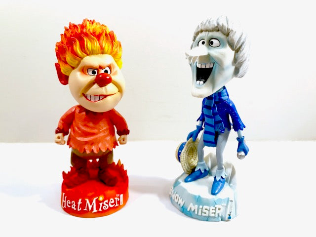 The Year Without A Santa Claus Heat Miser and Snow Miser Bobble Heads (Set of 2)
