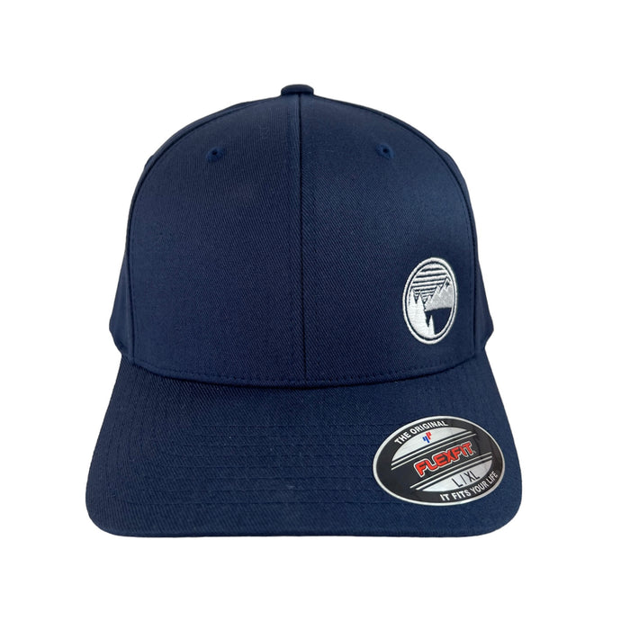 Navy Twill Side Logo FlexFit
