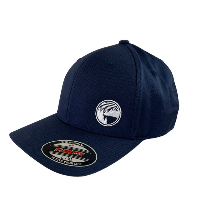 Navy Twill Side Logo FlexFit