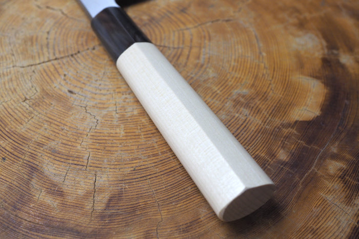 Toshu Giken - Usuba White-1 Steel with magnolia and buffalo horn steel 16.5cm/18cm