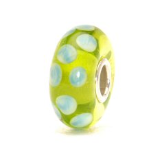 Turquoise Green Dot Bead