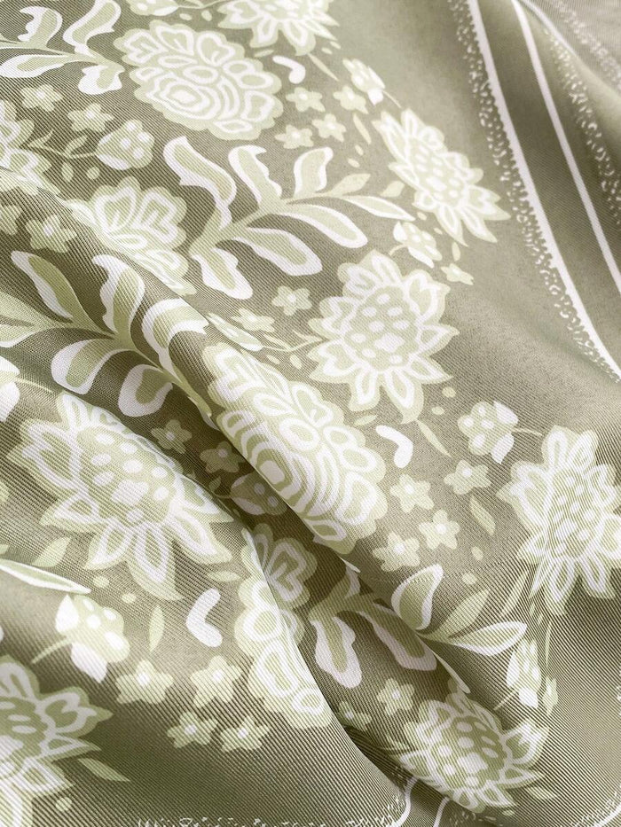 TWILL FLORAL PRINT SCARF