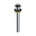Universal push-down pop-up without overflow, with extra long tallpiece.