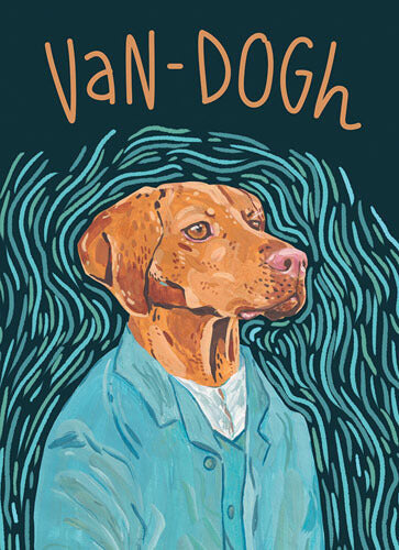 Van-Dogh Blank Greeting Card