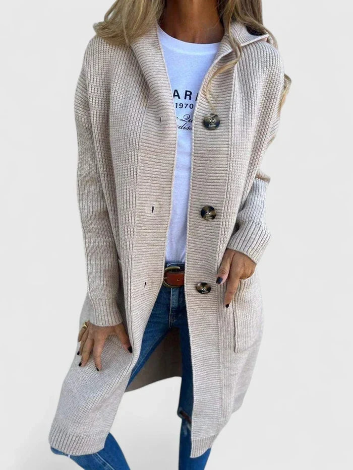 Vera | Women's Longline Button Cardigan
